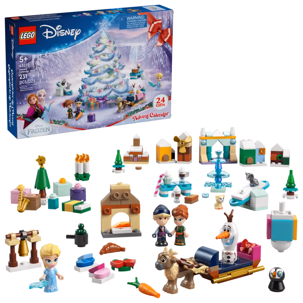 LEGO Disney Frozen 2025 advent calendar contents, photograph 3 of 3