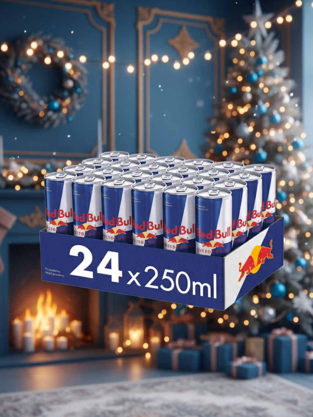 Our photograph of what is inside Red Bull Energy Drink Pack of 24