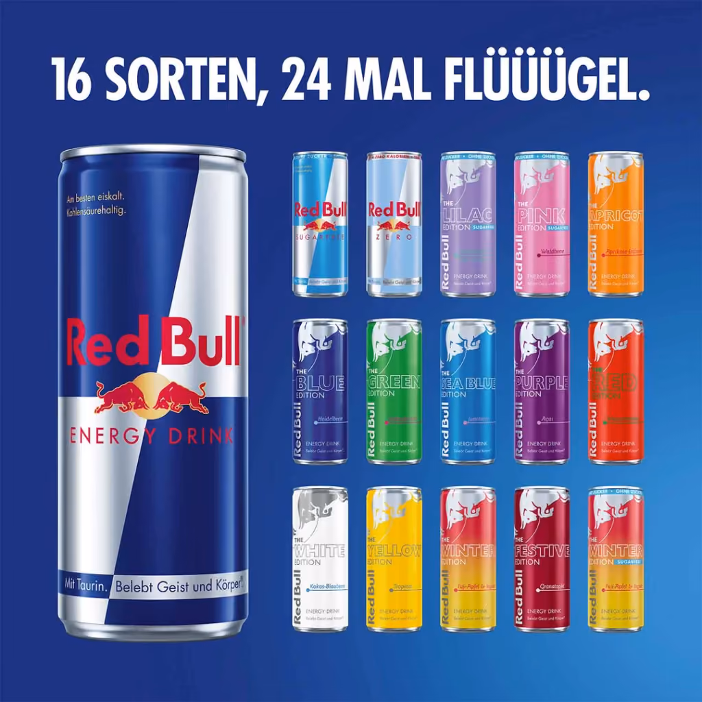 Red Bull 2025 advent calendar contents, photograph 2 of 2