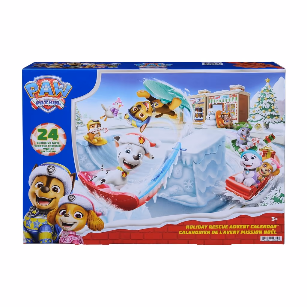 PAW Patrol Holiday Rescue Advent Calendar 2026, PAW Patrol advent calendar