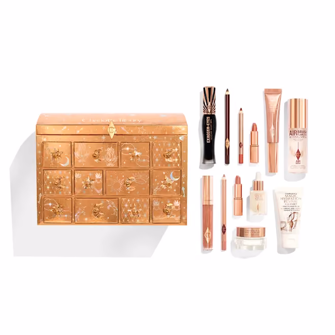 Charlotte Tilbury Beauty Treasure Chest 2025 advent calendar contents, photograph 3 of 4