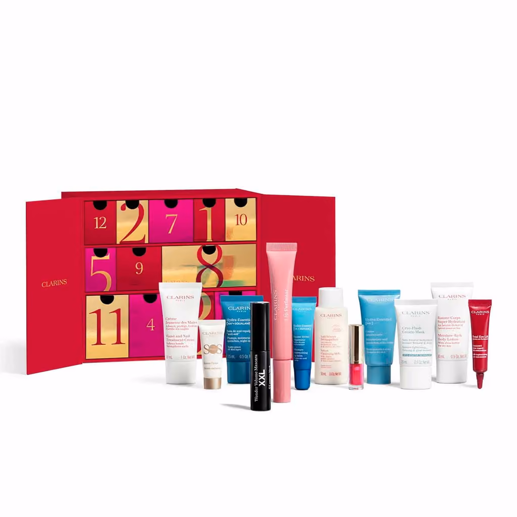 The 12 Day box open with its products in front of it