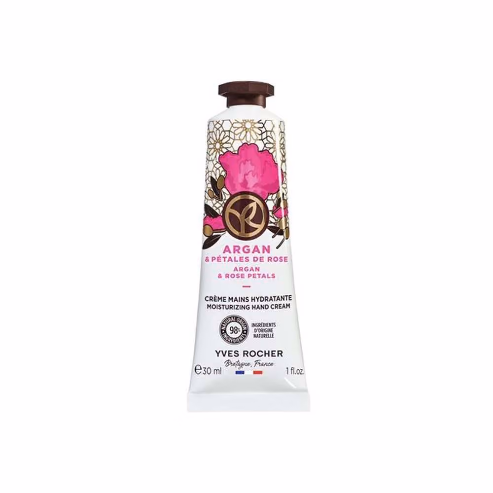 Yves Rocher Argan & Rose Petals Moisturizing Hand Cream