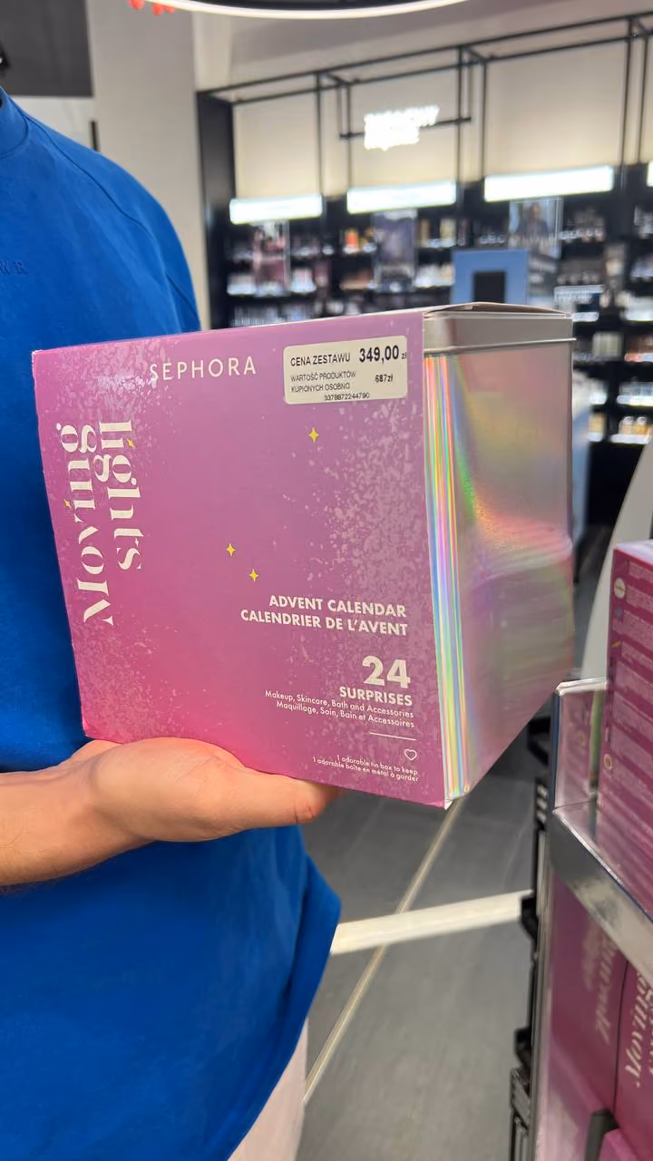 Sephora Collection Moving Lights Premium 2024 advent calendar contents, photograph 2 of 7