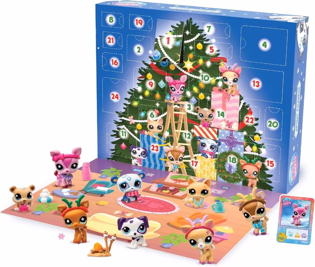 Littlest Pet Shop 2024 advent calendar contents, photograph 2 of 3