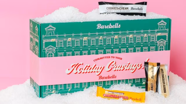Barebells 2024 advent calendar contents, photograph 1 of 1