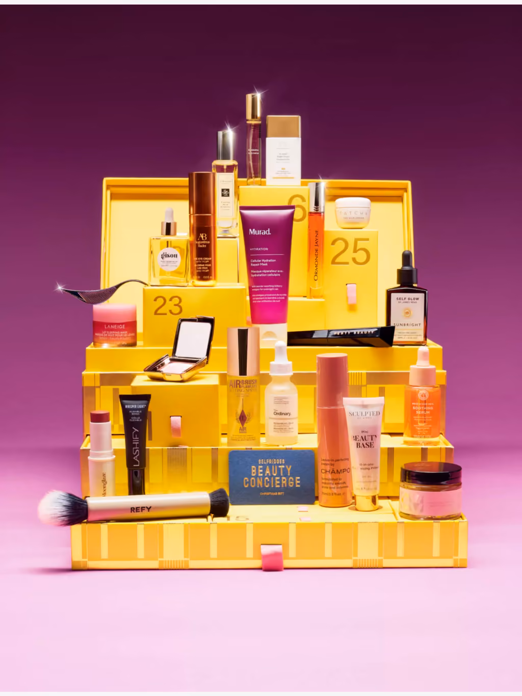 SELFRIDGES Beauty 2025 advent calendar contents, photograph 2 of 3