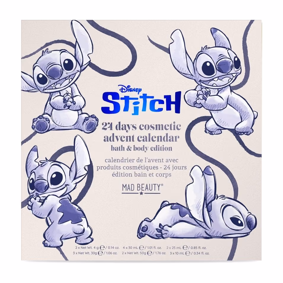 Disney Stitch Denim 24 Day Mad Beauty, Disney advent calendar