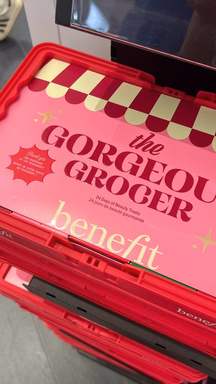 BENEFIT The Gorgeous Grocer 2024 advent calendar contents, photograph 2 of 3