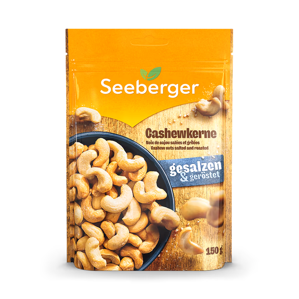Seeberger Cashewkerne geröstet und gesalzen