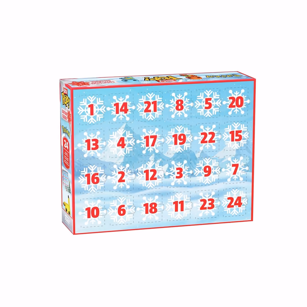 Pokémon Bitty Pop! advent calendar, the figures and display pieces