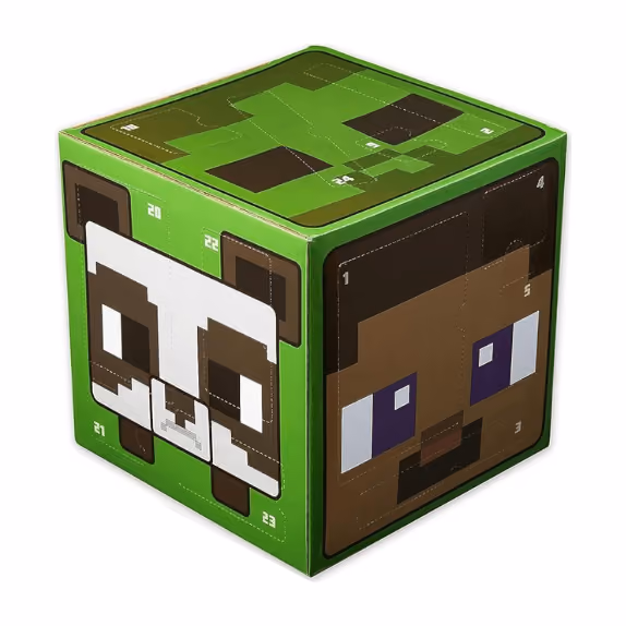 Minecraft Green Cube, Minecraft advent calendar
