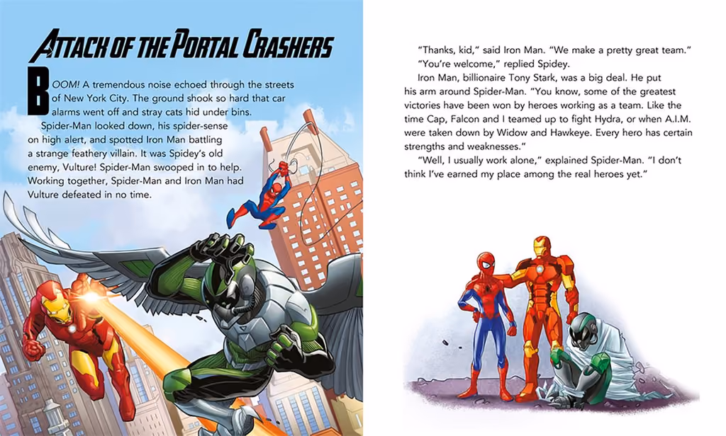 Marvel Secret Stories advent countdown, a section torn open