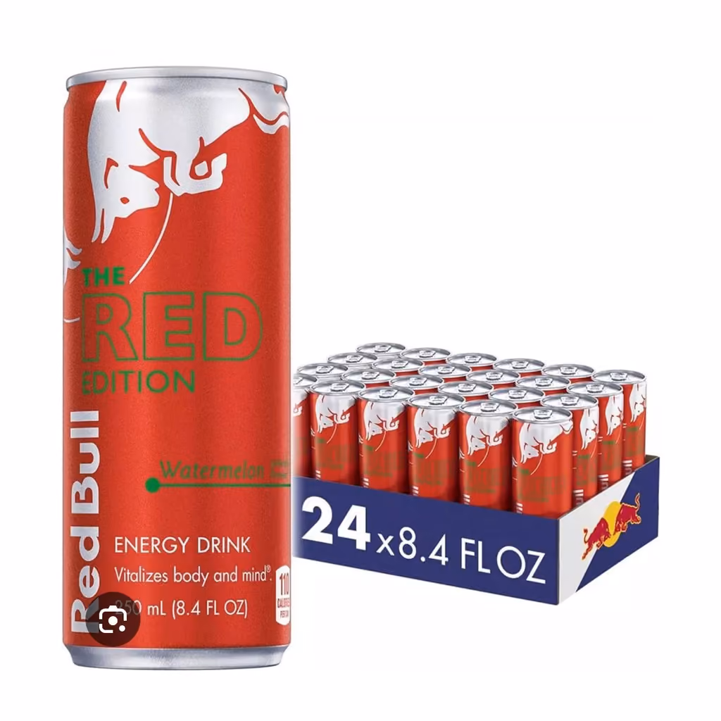Red Bull Energy Drink Watermelon Red Edition 24 Pack, Red Bull advent calendar
