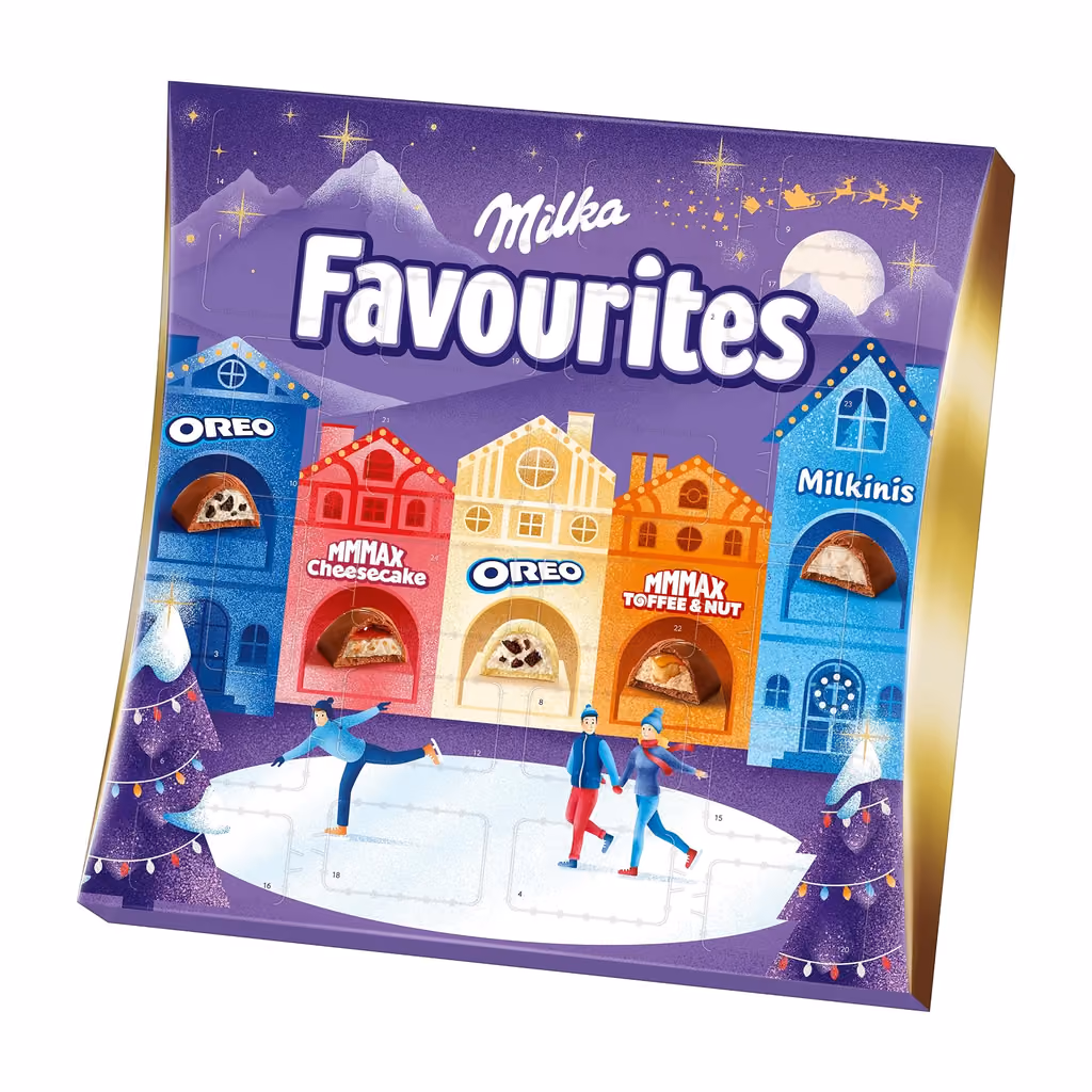 Milka Favourites 2026, Milka advent calendar