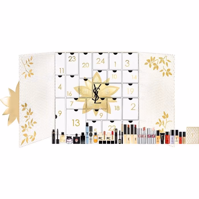 YSL Beauty Holiday 2024 advent calendar contents, photograph 1 of 1