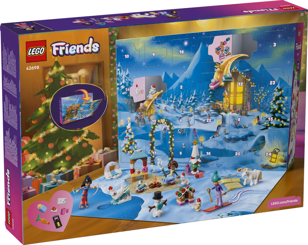 The back of the LEGO Friends 2026 box