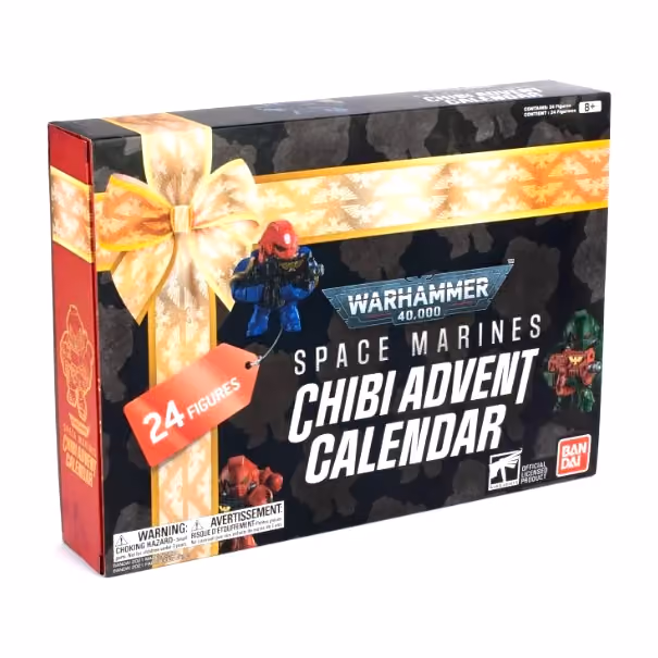 Warhammer 40K Chibi 24 Space Marine Bandai, Warhammer advent calendar