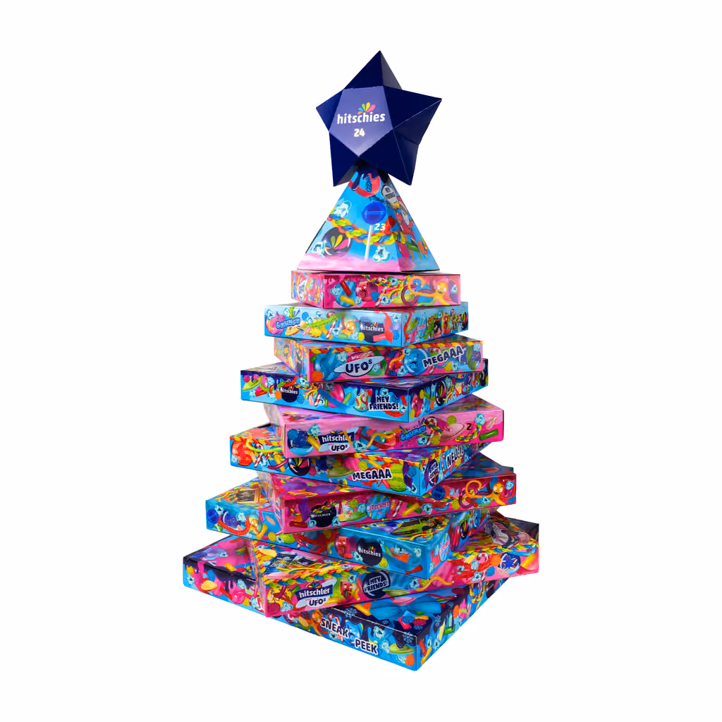 Hitschies Crazy Christmas Tree Advent Calendar 2026, Hitschler advent calendar