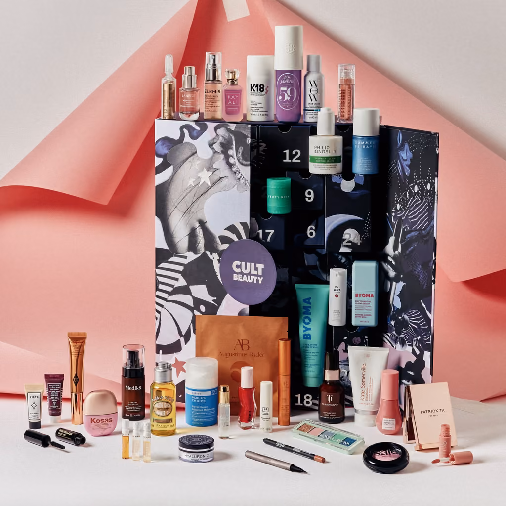 Cult Beauty Limited-Edition Curation 2025 advent calendar contents, photograph 2 of 2