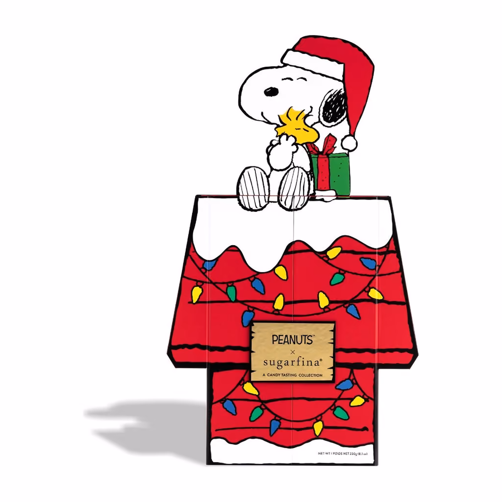 Peanuts x Sugarfina Snoopy's House 2026, Sugarfina advent calendar