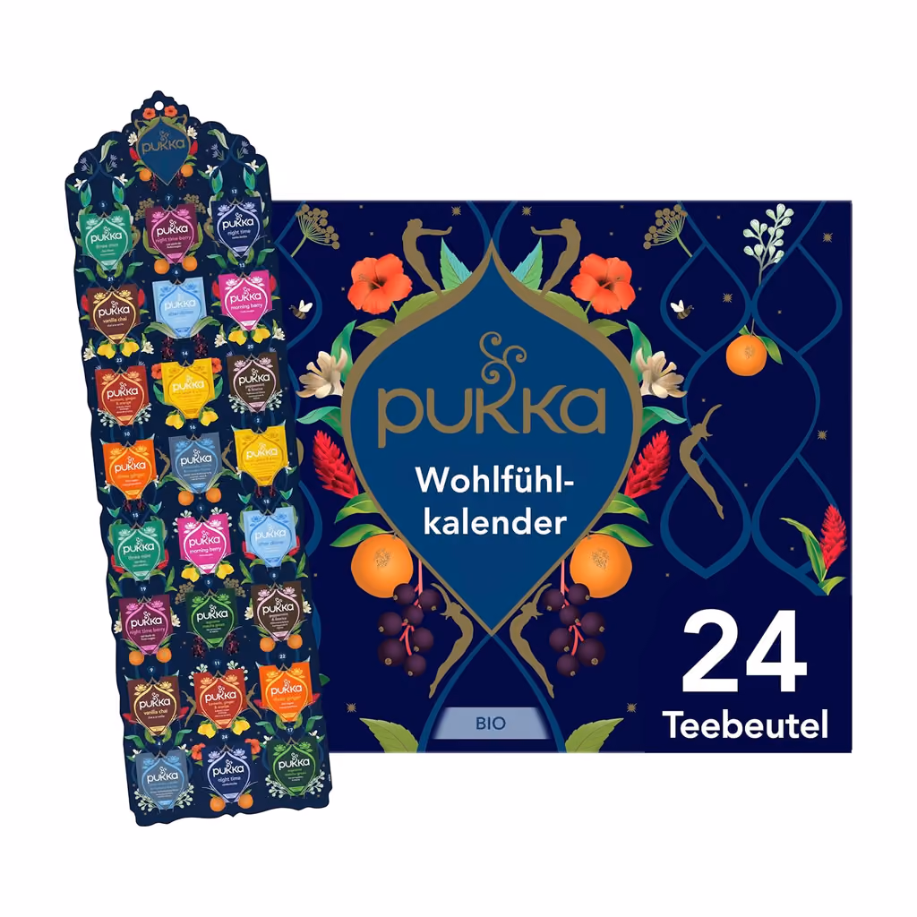 Pukka Organic Tea 2025, Pukka advent calendar