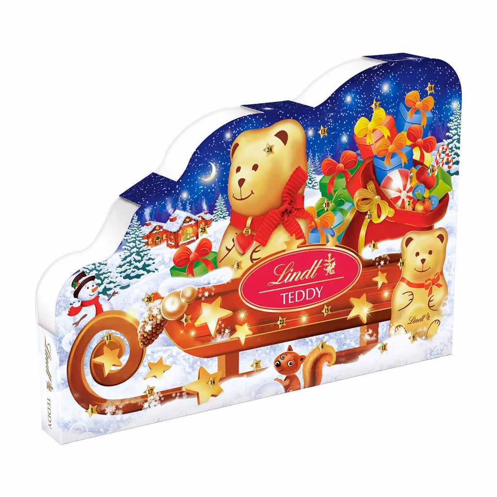 Lindt Teddy Sleigh 2026, Lindt advent calendar