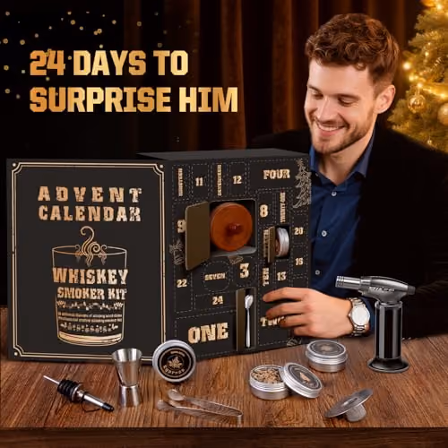 ESPRAY Bourbon Smoker advent calendar contents, photograph 2 of 8