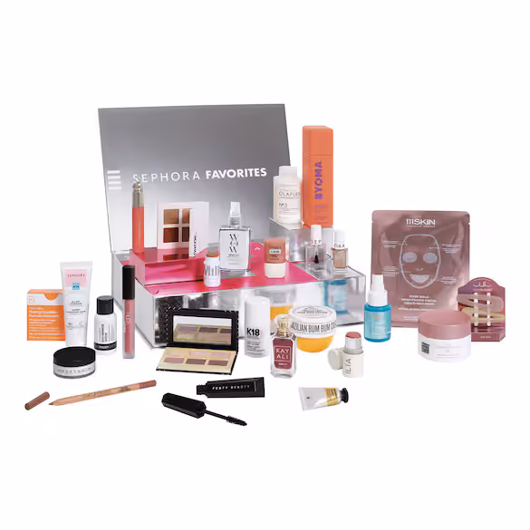 Sephora Favorites EU 2024 advent calendar contents, photograph 1 of 1