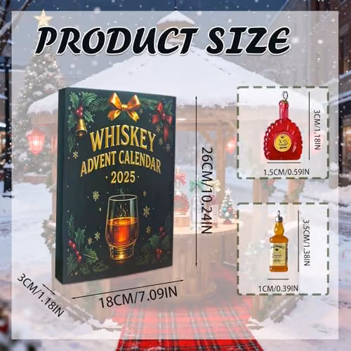 VICOMY 2025 Whiskey advent calendar contents, photograph 3 of 4