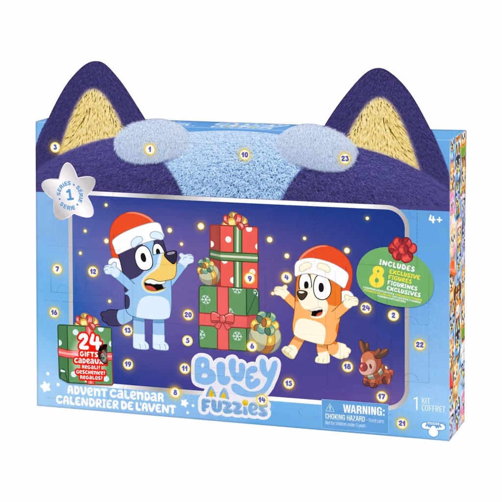 Bluey Fuzzies 2026, Bluey advent calendar
