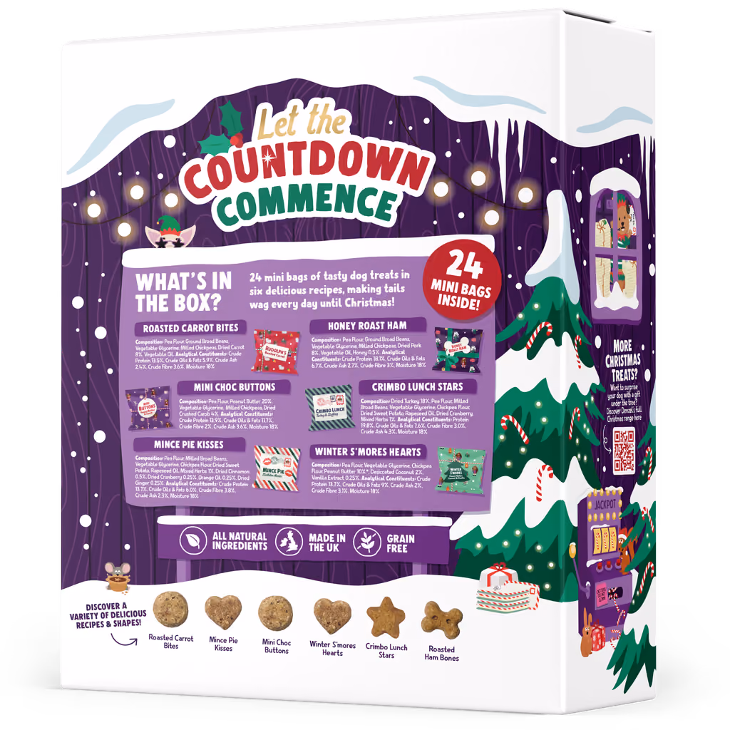 The Denzel's advent calendar with its treat bags