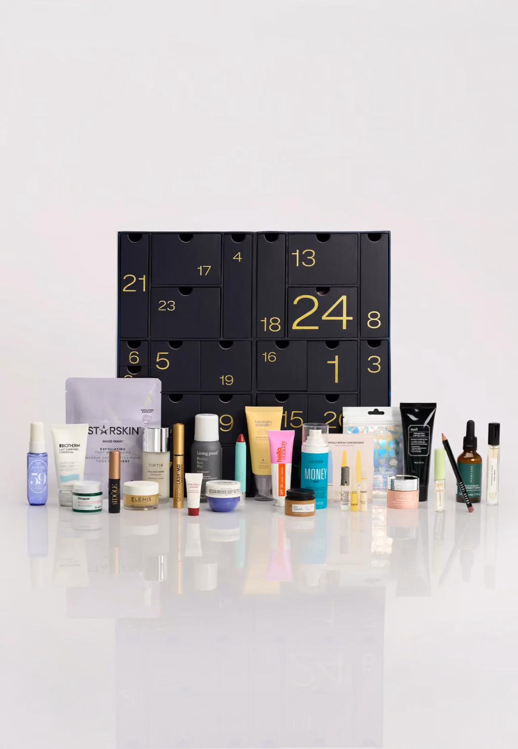 Zalando Beauty 2025 advent calendar contents, photograph 1 of 1