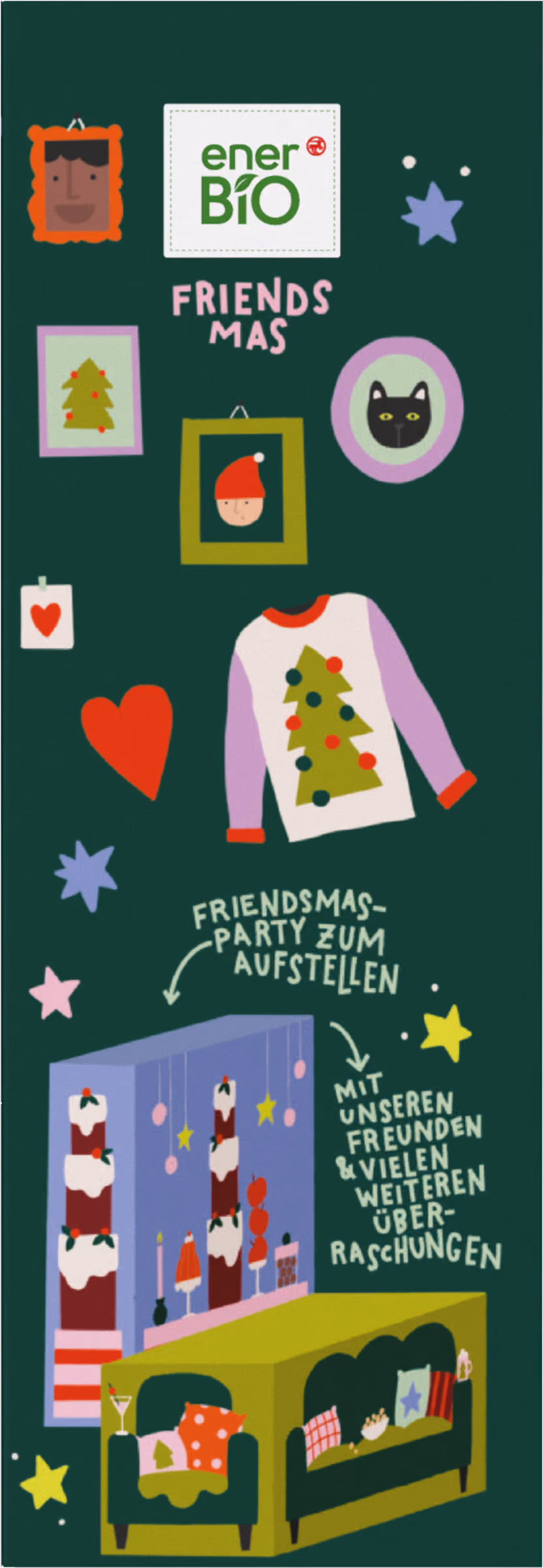 enerBiO & friends advent calendar 2026, the snacks