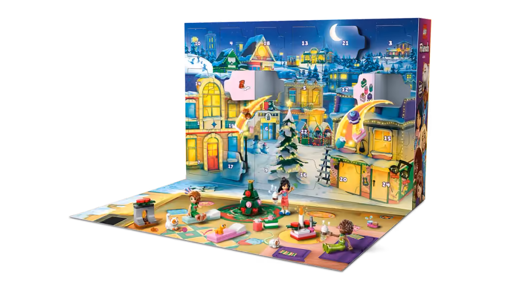 LEGO Friends 2025 advent calendar contents, photograph 2 of 3