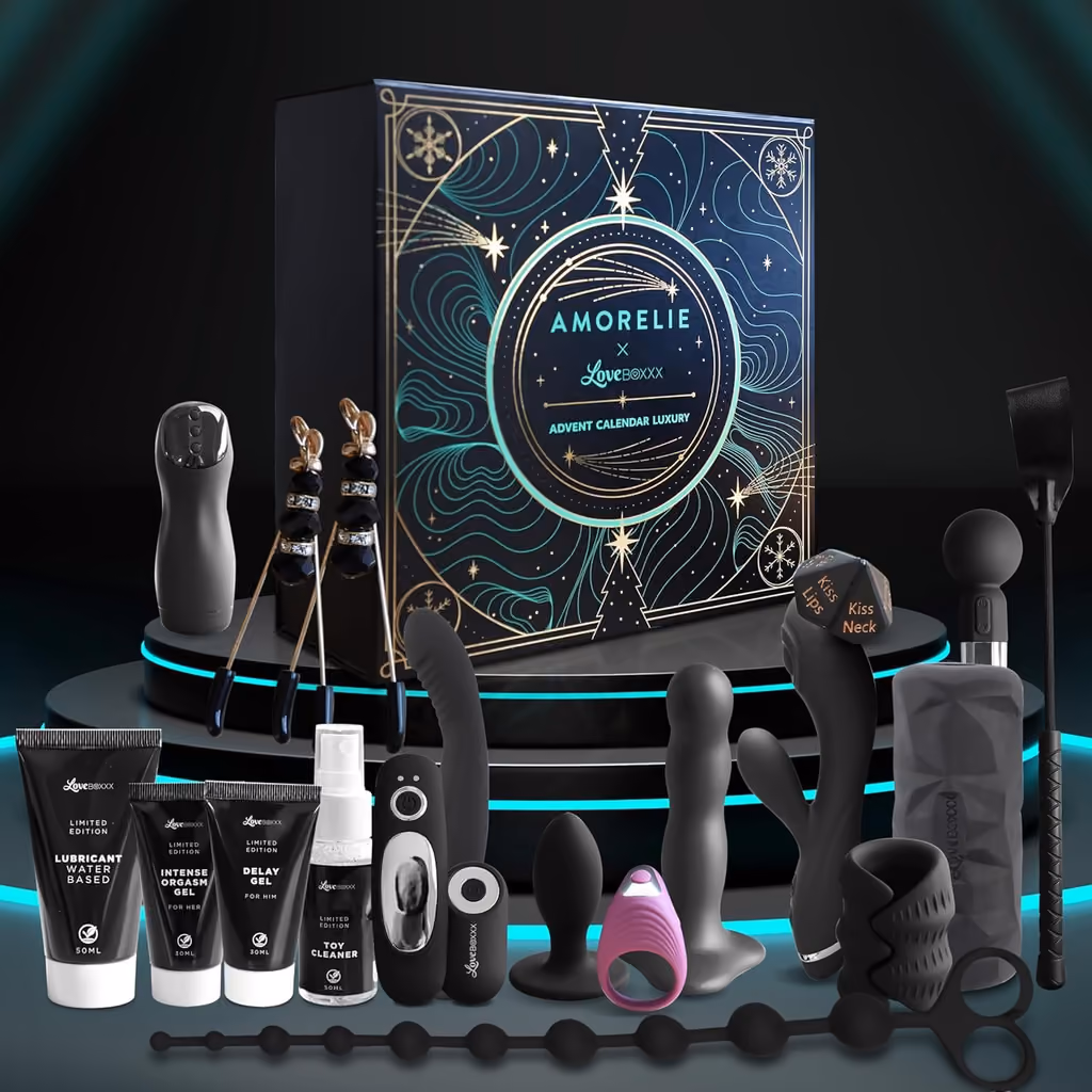 Amorelie Luxury 2024 advent calendar contents, photograph 2 of 2
