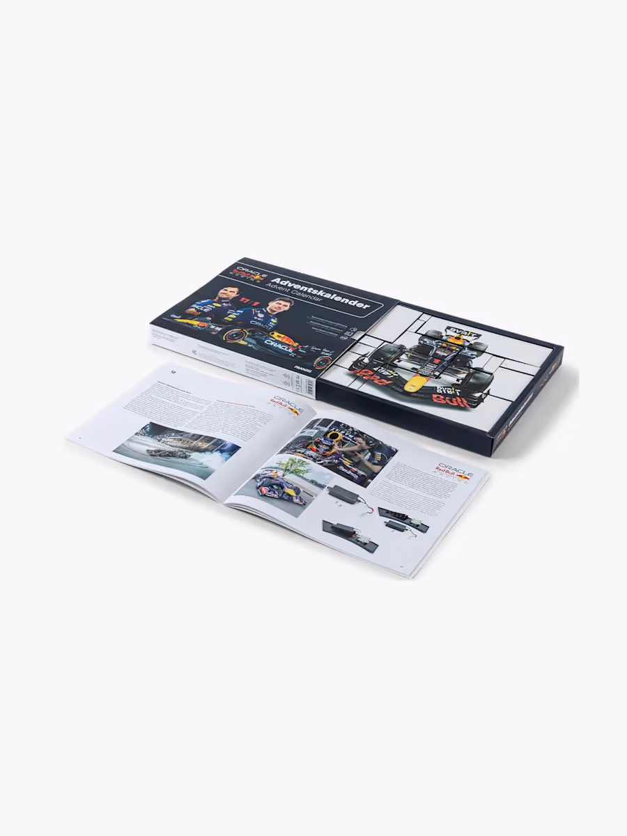 Red Bull Oracle Racing by Franzis advent calendar contents, photograph 2 of 2