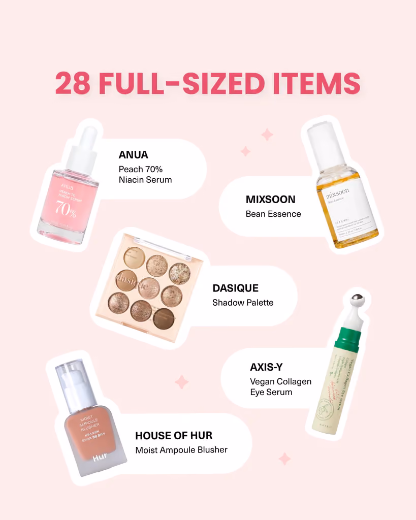 SUKOSHI MART 2024 advent calendar contents, photograph 1 of 2
