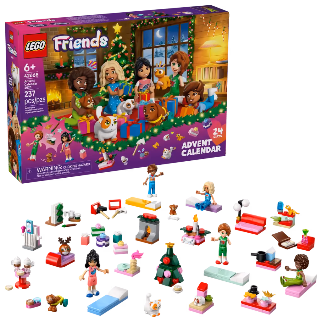 LEGO Friends 2025 advent calendar contents, photograph 3 of 3