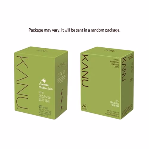 Maxim KANU Matcha Latte 24 Sticks advent calendar contents, photograph 1 of 2