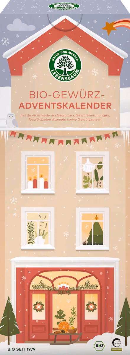 Lebensbaum Adventskalender 2026 Bio-Gewürz, Lebensbaum advent calendar