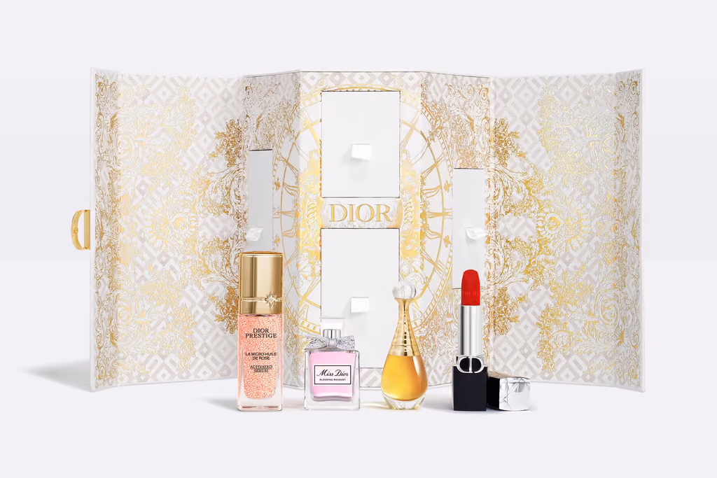 Dior Le Mini 30 Montaigne 2024 advent calendar contents, photograph 1 of 1